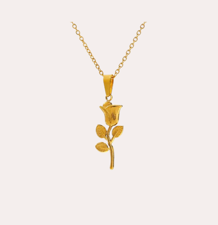 rose pendant necklace