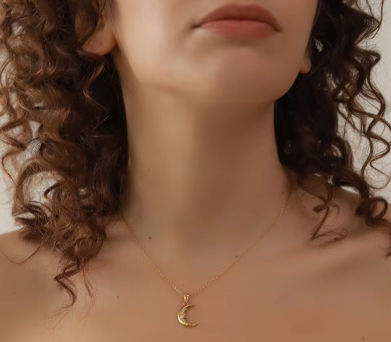 moon pendant necklace