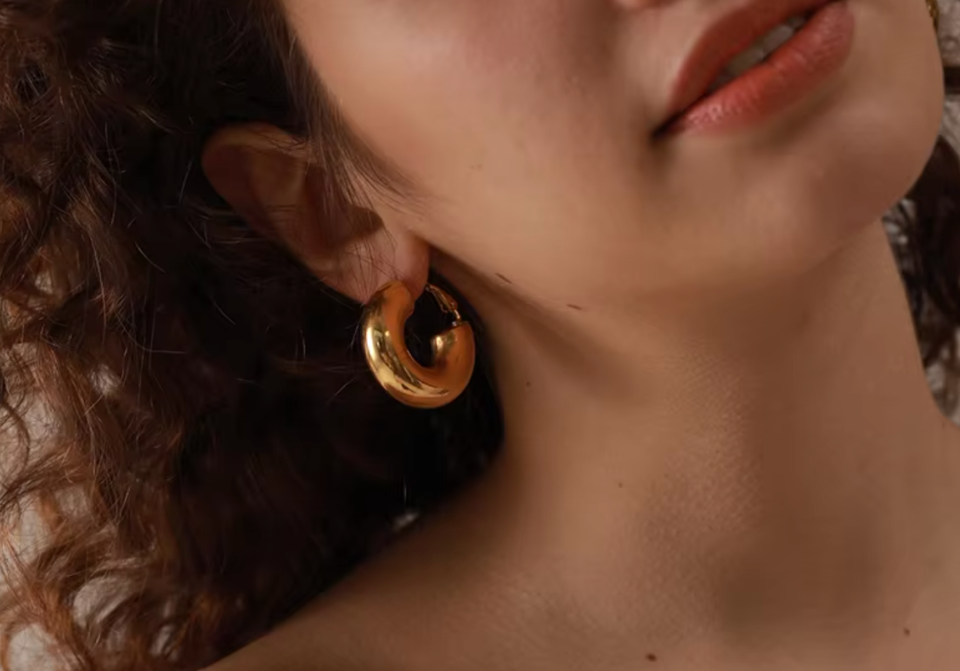 femme statement hoops