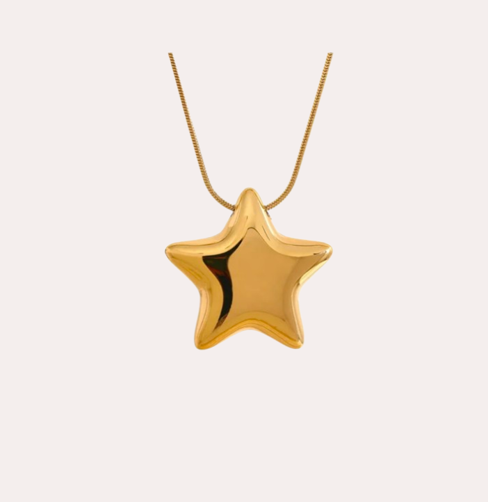 star chaser necklace gold