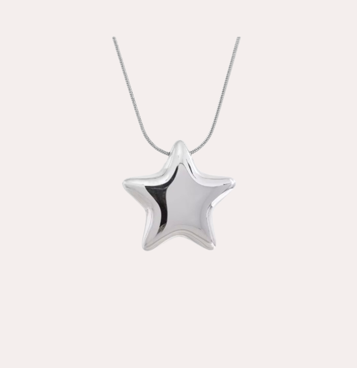 star chaser necklace silver