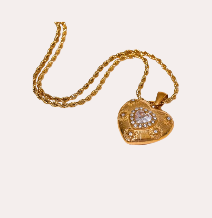 big heart pendant necklace