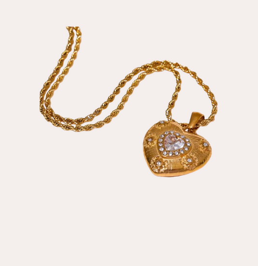 big heart pendant necklace