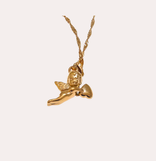 cupid pendant necklace