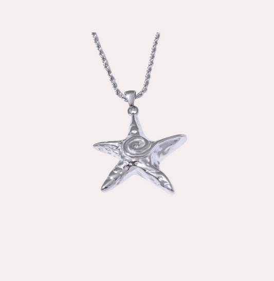 sirène pendant necklace silver